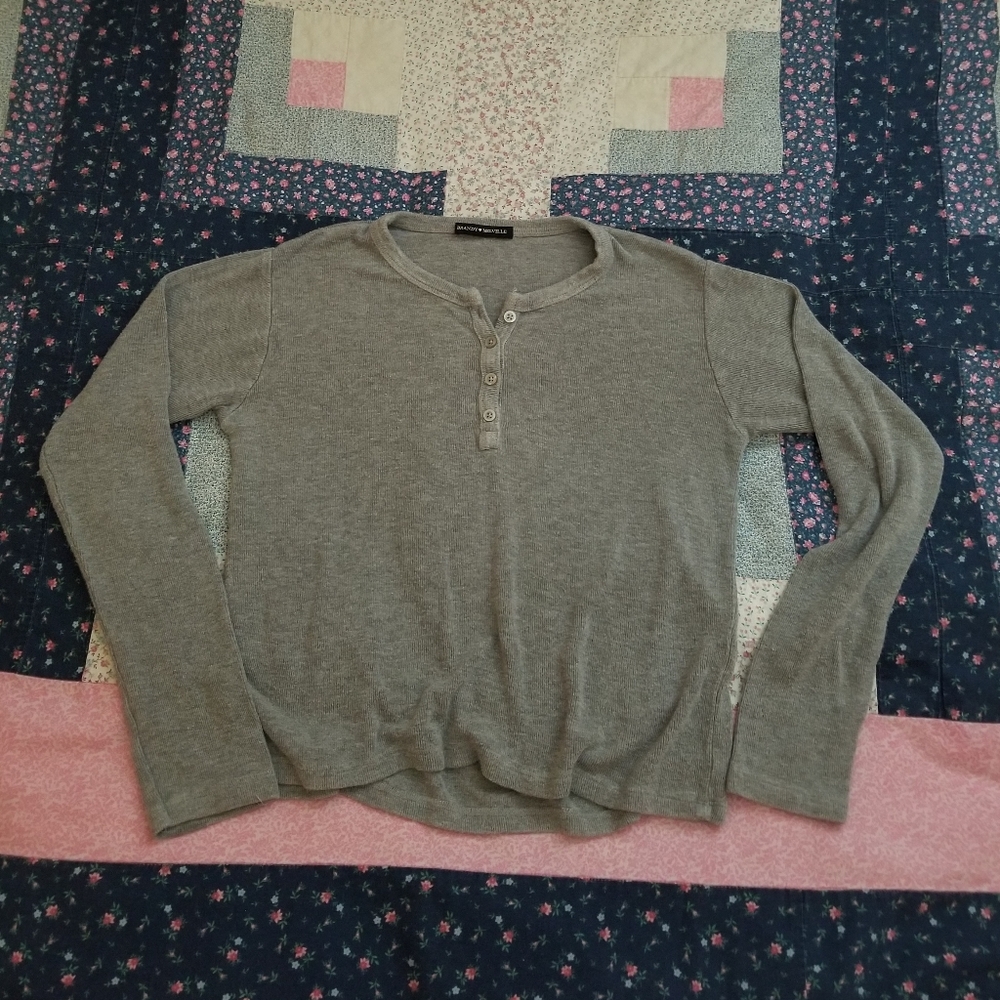 Brandy Melville henley sweater